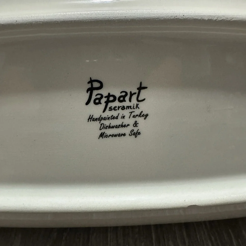 Papart Seramik Tomatoe Serving‎ Dish L12.5